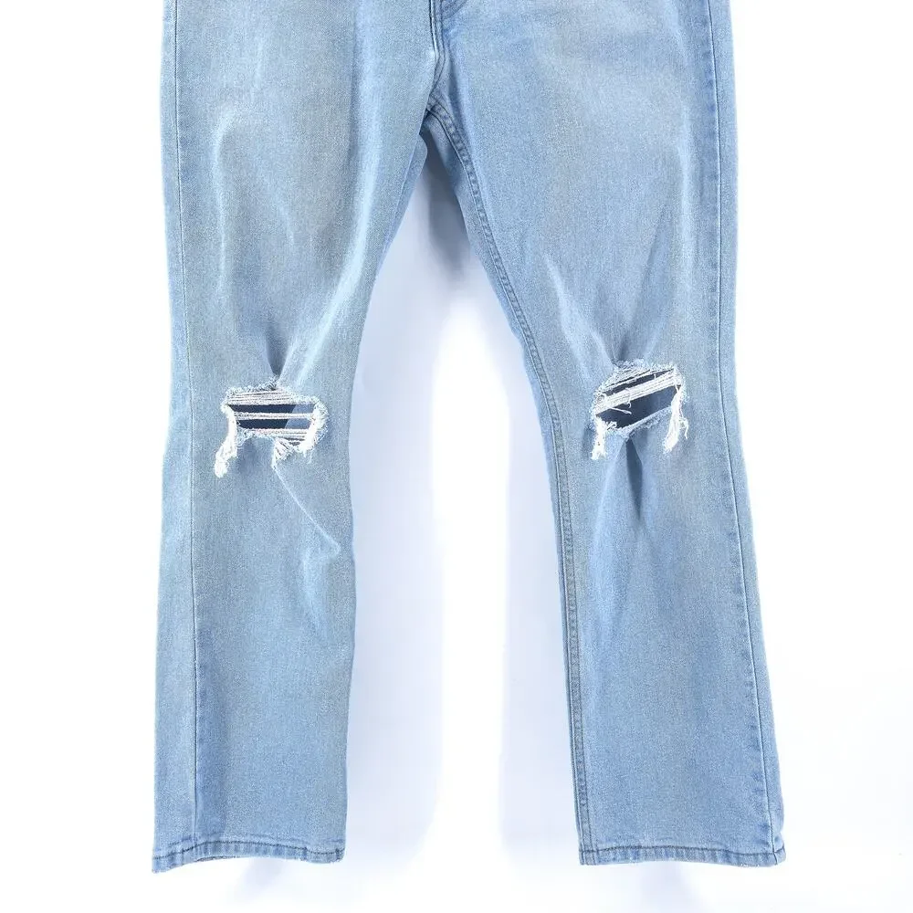 Levis Women 511 All Season Tech Comfort Stretch Lightwash Distress Classic 31x29 - Picture 4 of 14